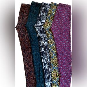 LuLaRoe Legging Lot of 5 One Size